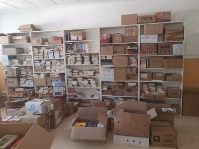 Nuestra biblioteca cada día avanza hacia el día de su reapertura. Esperamos que sea durante este curso, lo más pronto posible.