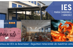 La biblioteca del IES MARIA CARBONELL, de Benetússer, un año después de la DANA