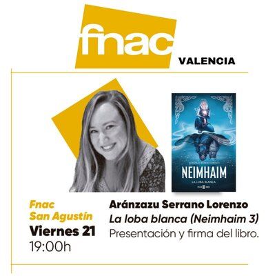 Aranzazu Serrano es la creadora de la saga Neimhaim, mi favorita de todas las sagas de fantasía épica.