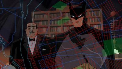 Batman y el fiel Alfred son los personajes más clásicos en Batman: el cruzado enmascarado. Imagen: Amazon Prime Video