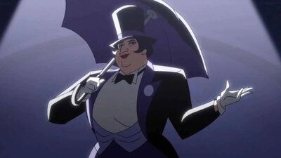 En Batman: el cruzado enmascarado, uno de los más villanos más célebres del mundo DC es una mujer, La pingüino. Imagen: Amazon Prime Video.
