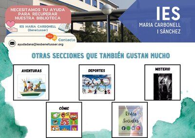 En nuestra biblioteca, hay secciones que despiertan el interés de nuestros adolescentes como el misterio, las aventuras, las redes sociales...