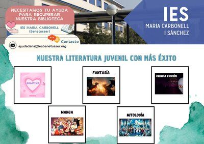 En la biblioteca de nuestro instituto, las obras más demandadas por nuestro alumnado suelen pertenecer a las secciones como romántica, manga, fantasía, mitología, ciencia ficción...