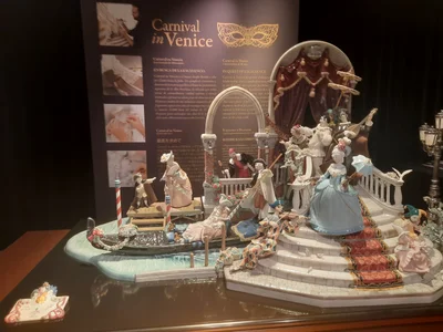 La pieza más impresionante de la colección del Museo Lladró de Valencia, con Venecia como protagonista