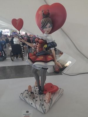Varias fallas han escogido a la Reina de Corazones como ninot para la Exposición de 2025.